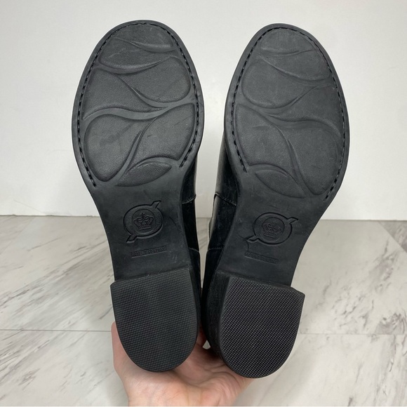 Born Reece Black Leather Bootie 10M - Picture 14 of 15